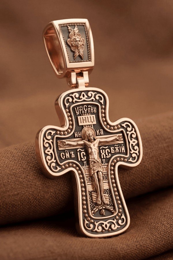 Крест из золота 585 пробы