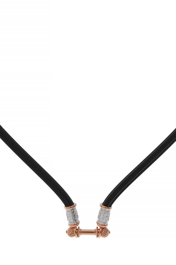 Шнурок шёлковый из золота c шёлковым шнурком