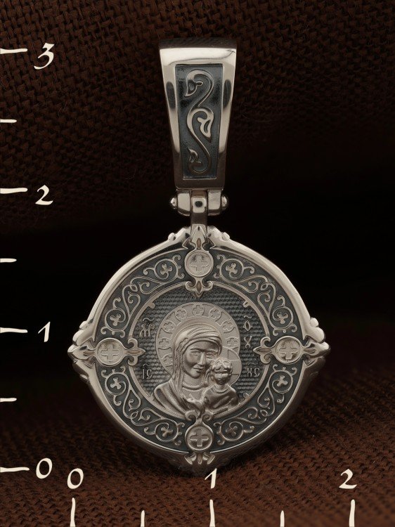 Образок из белого золота