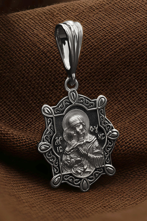 Образок из белого золота