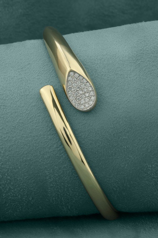 Браслет из лимонного золота c бриллиантами