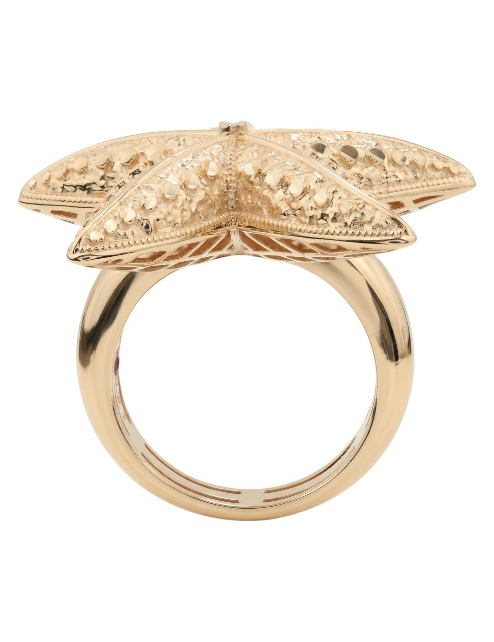 Кольцо из золота c рубином