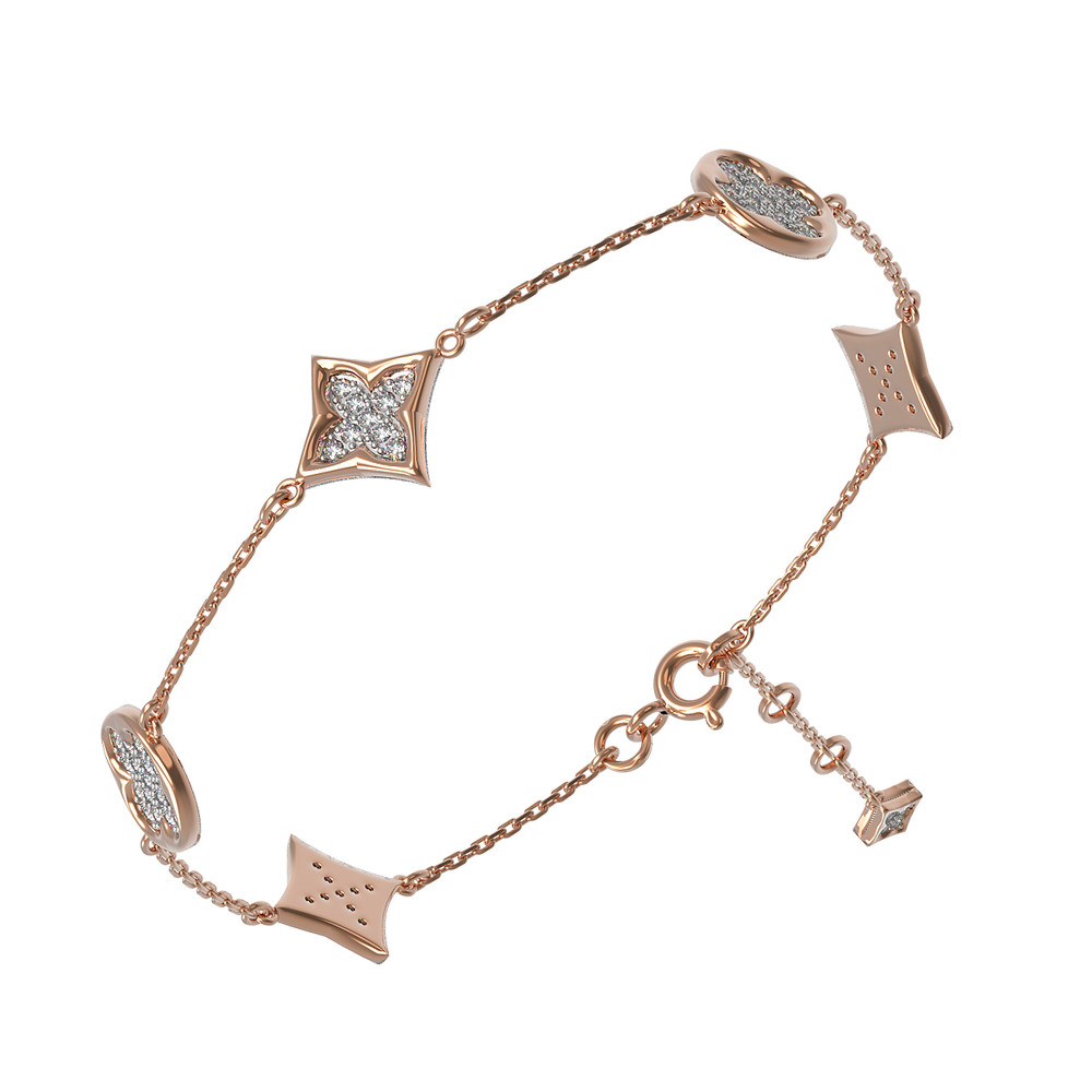 Браслет из золота c бриллиантами