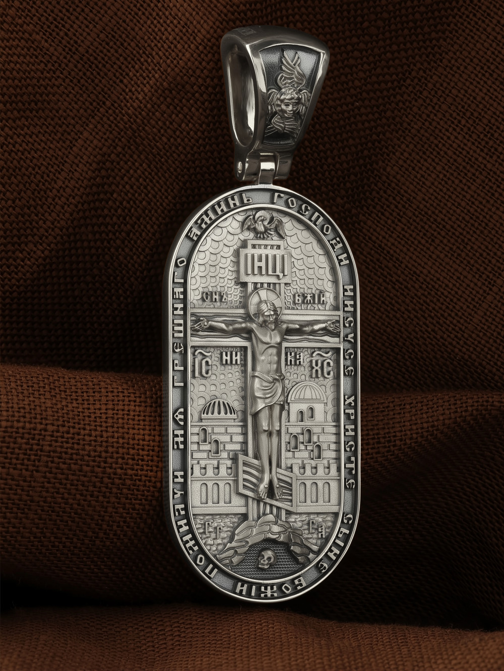 Образок из белого золота