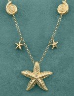 Колье из лимонного золота