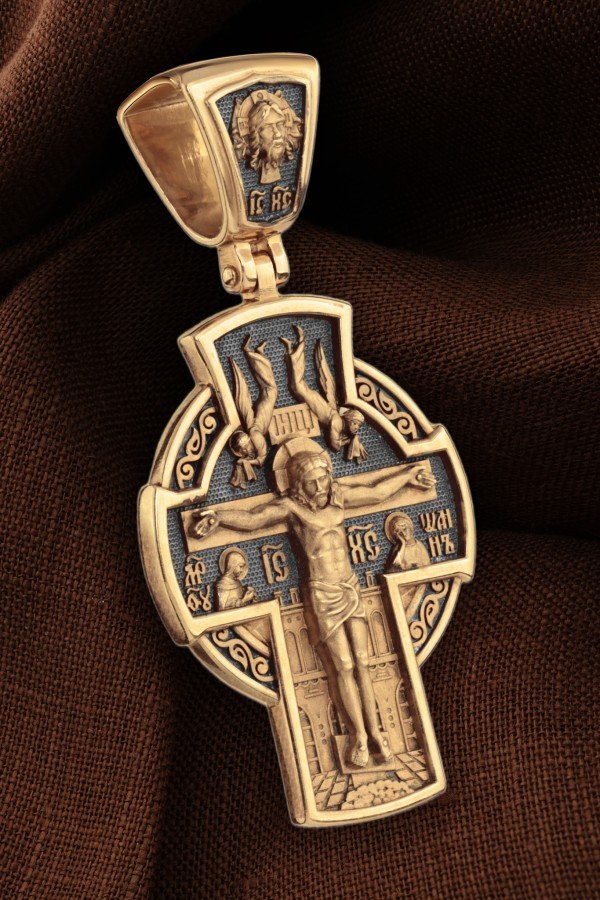 Крест из золота 585 пробы