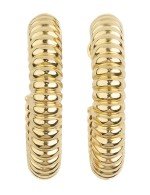 Серьги из лимонного золота 585 пробы