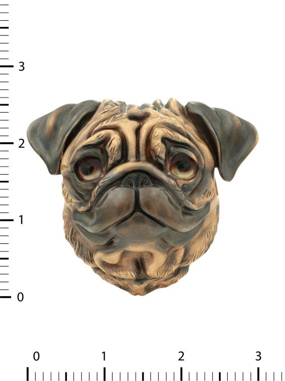 Подвеска из золота c эмаль