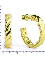 Серьги из лимонного золота 585 пробы