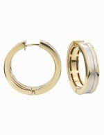 Серьги из лимонного золота c рубином