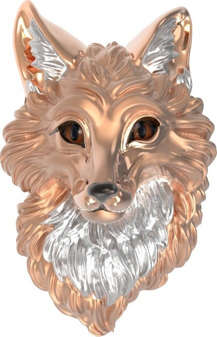 Подвеска из золота c эмалью