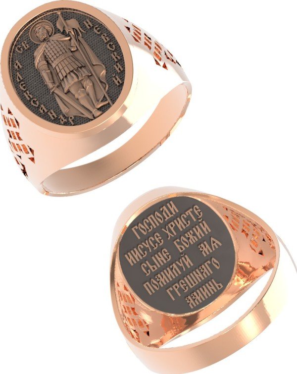 Кольцо из золота 585 пробы