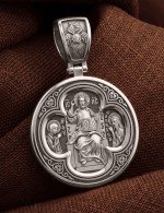 Образок из белого золота