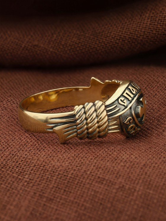 Кольцо из лимонного золота