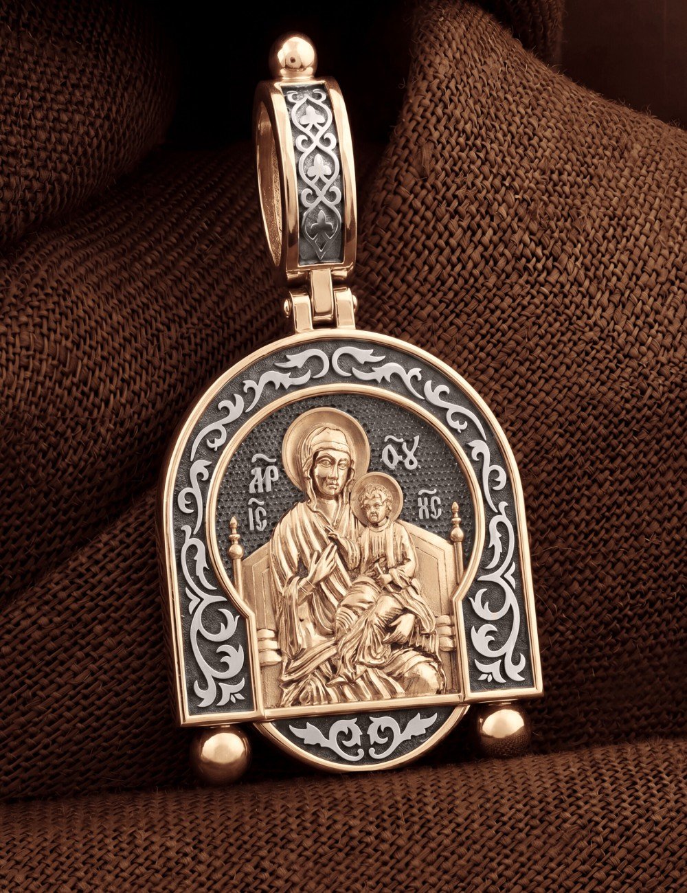 Образок из золота 585 пробы