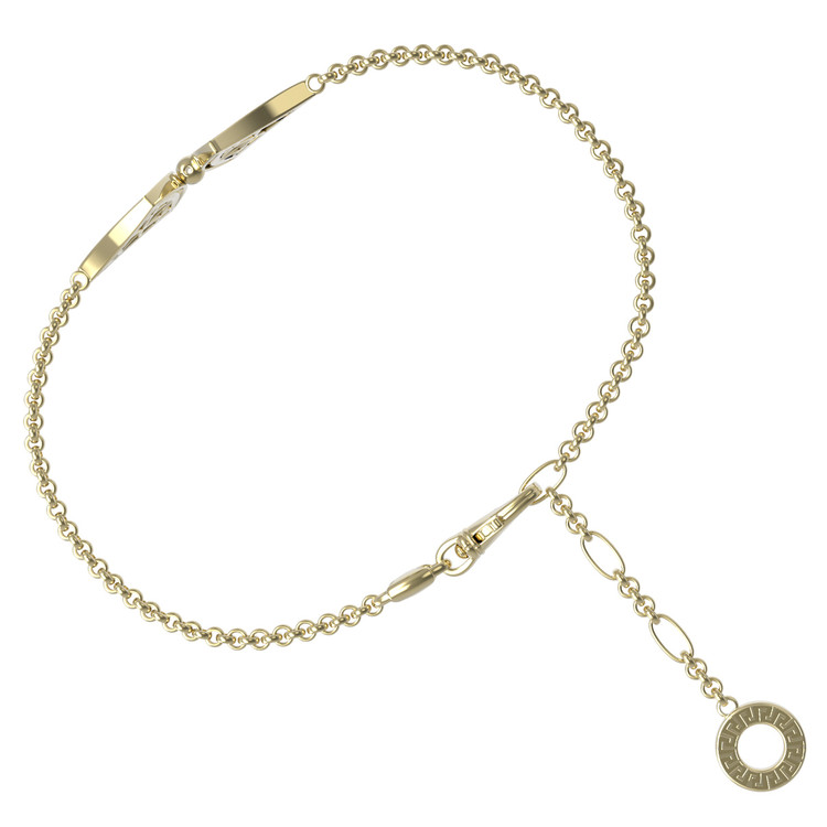 Браслет из лимонного золота c бриллиантами и лазуритом