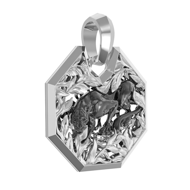 Подвеска из белого золота