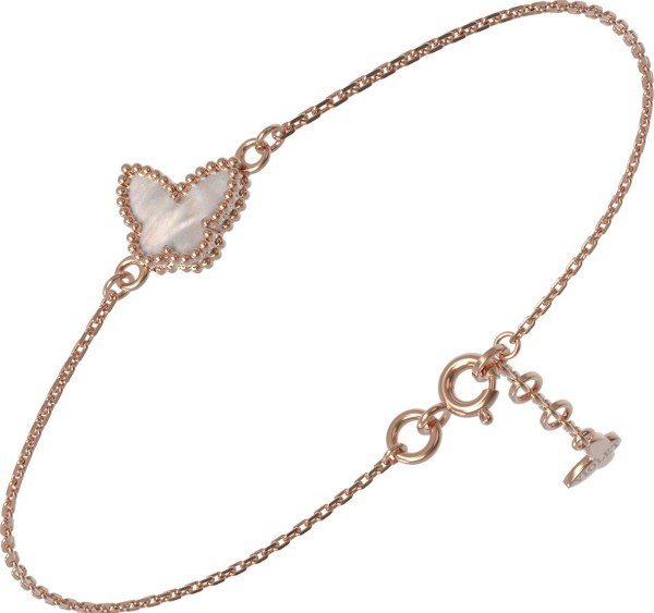 Браслет из золота 585 пробы c перламутром