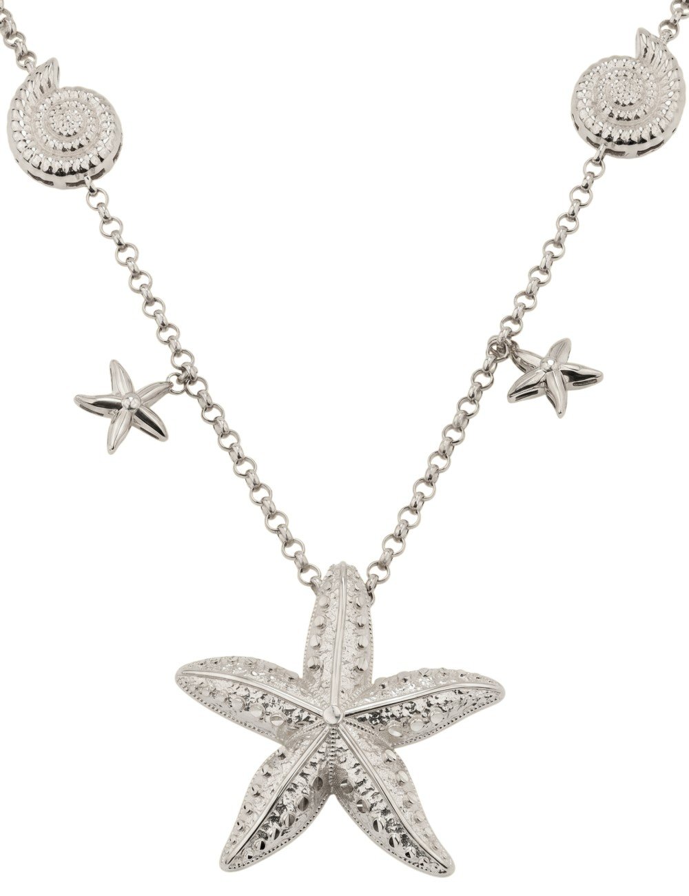 Колье из белого золота