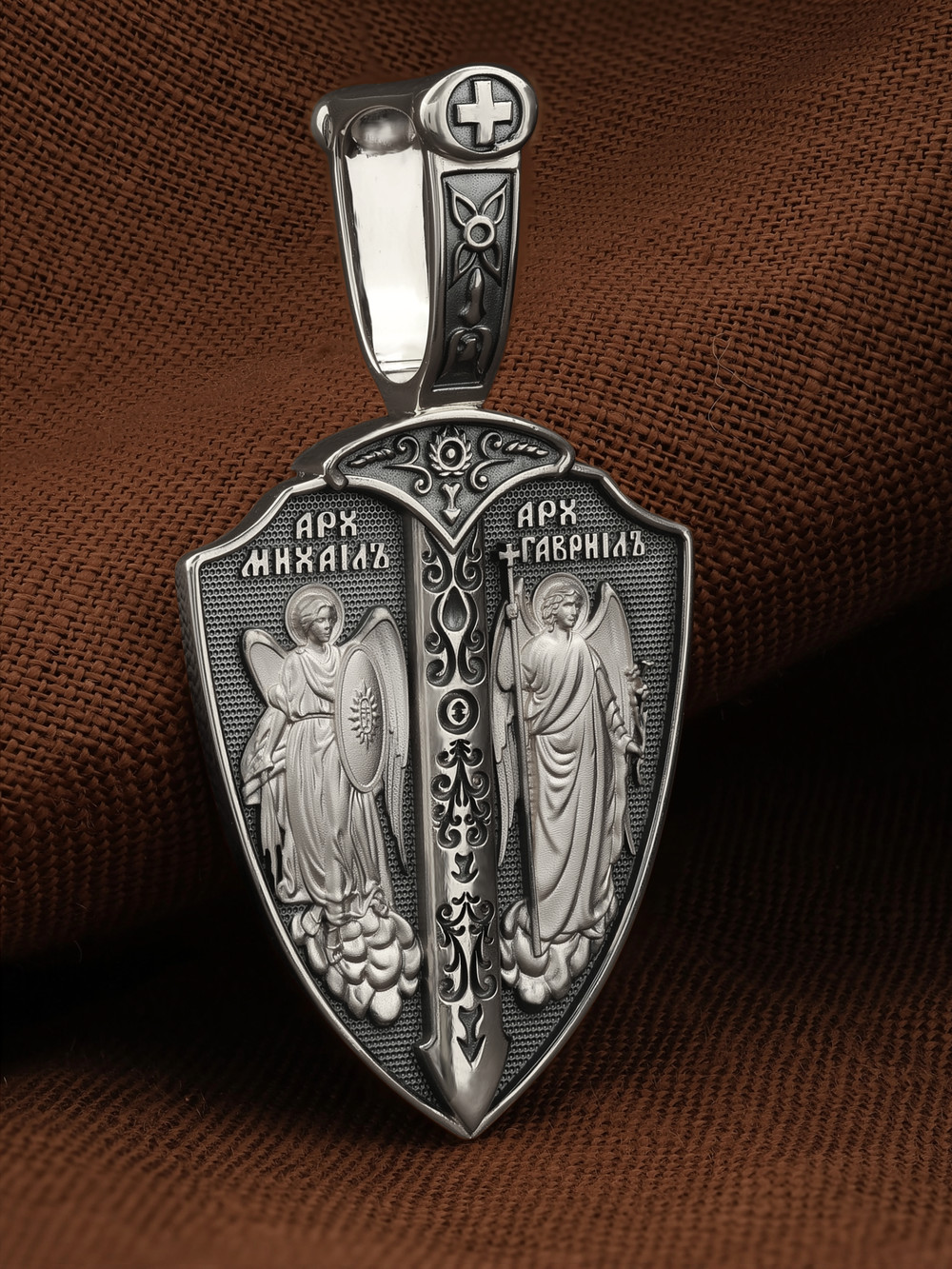 Образок из белого золота