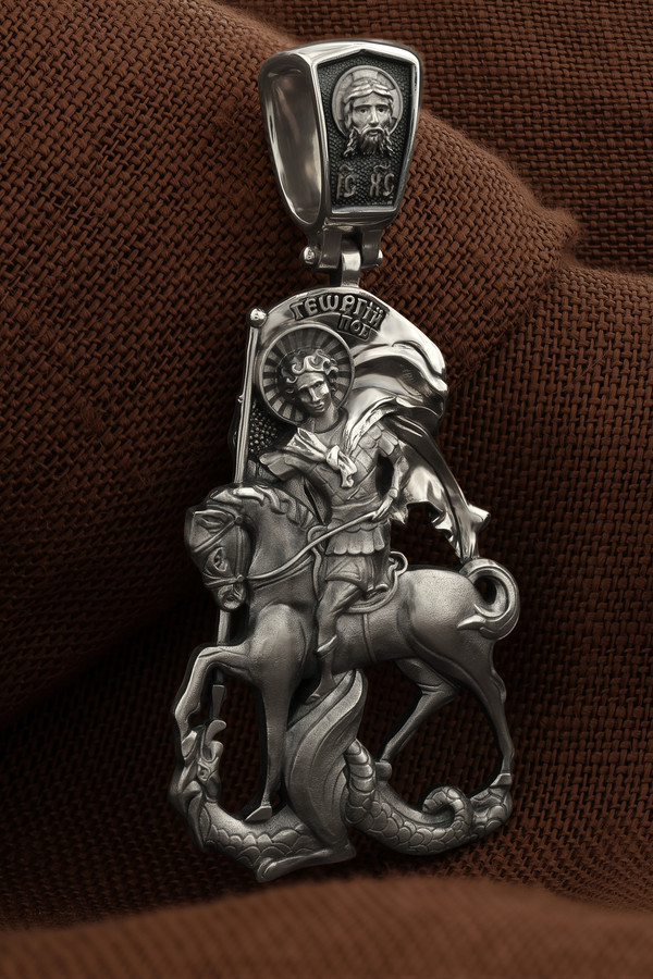 Образок из белого золота