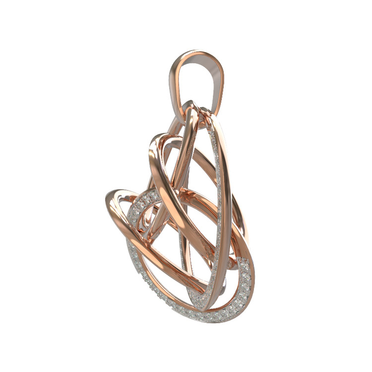 Подвеска из золота c бриллиантами