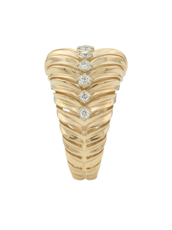 Кольцо из золота c бриллиантами