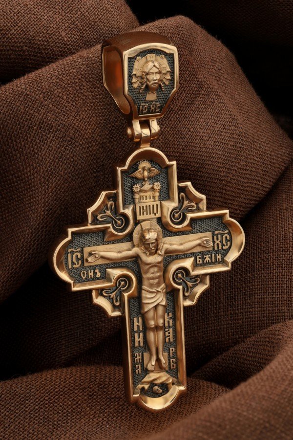 Крест из золота 585 пробы