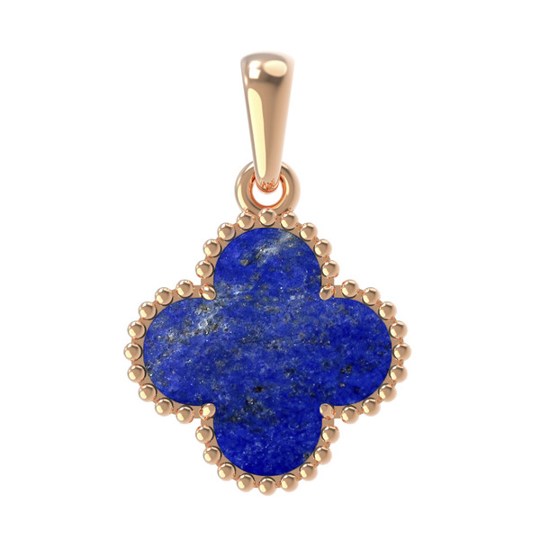 Подвеска из золота c лазуритом