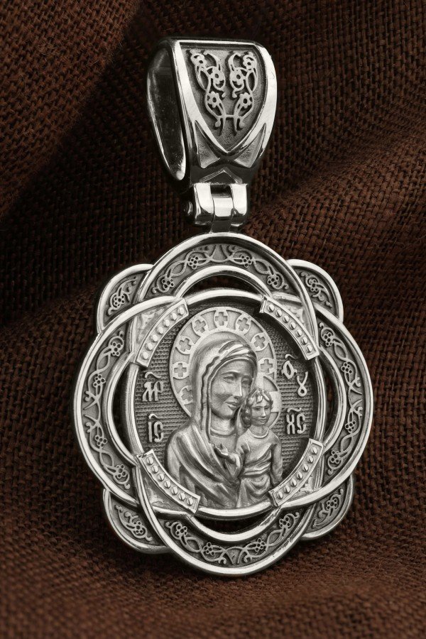 Образок из белого золота