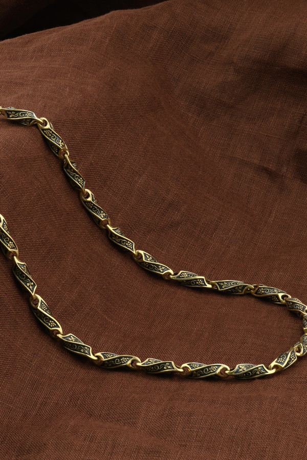 Цепь из лимонного золота