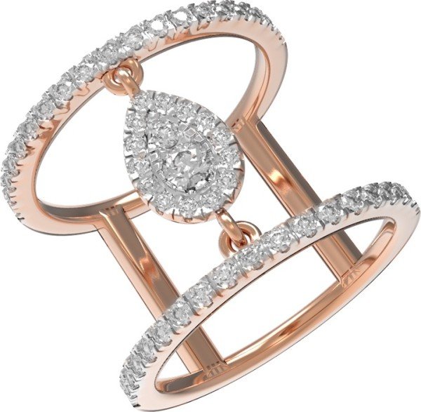 Кольцо из золота c бриллиантами