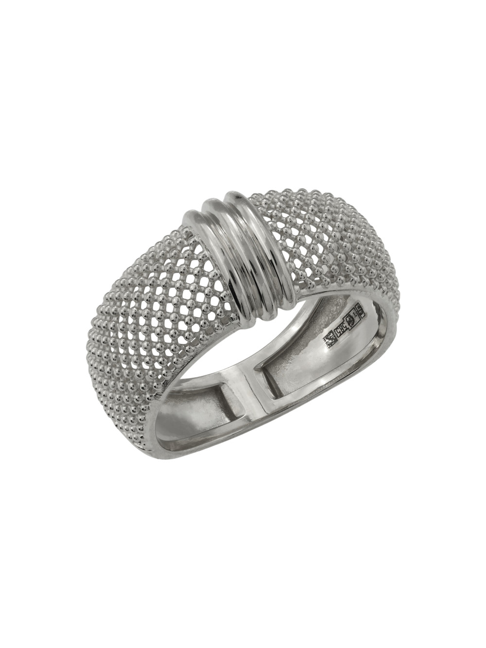 Кольцо из белого золота