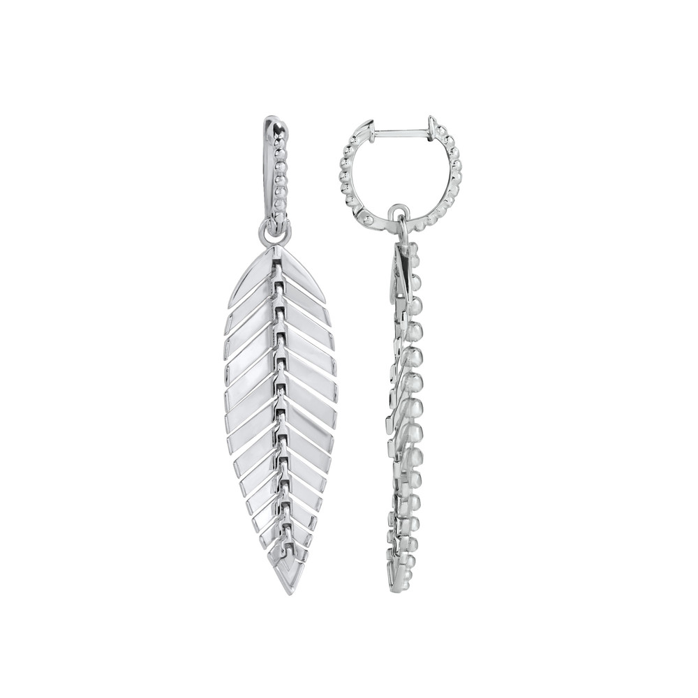 Серьги из белого золота