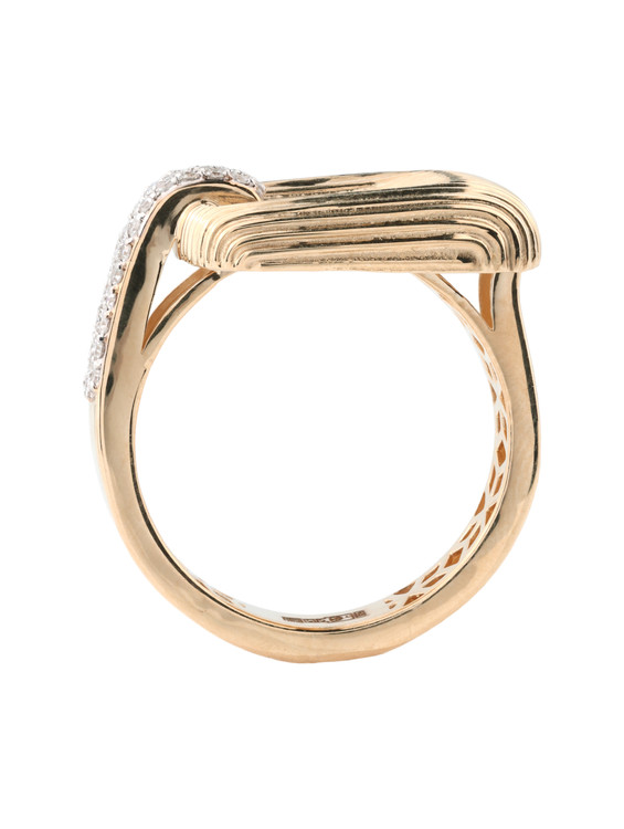 Кольцо из золота c бриллиантами