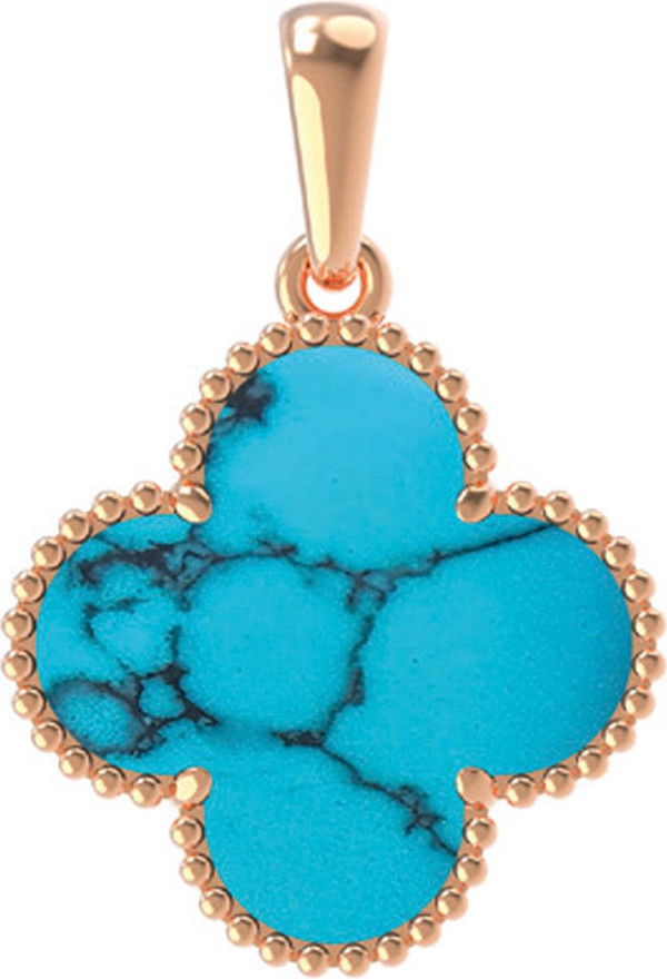 Подвеска из золота c бирюзой