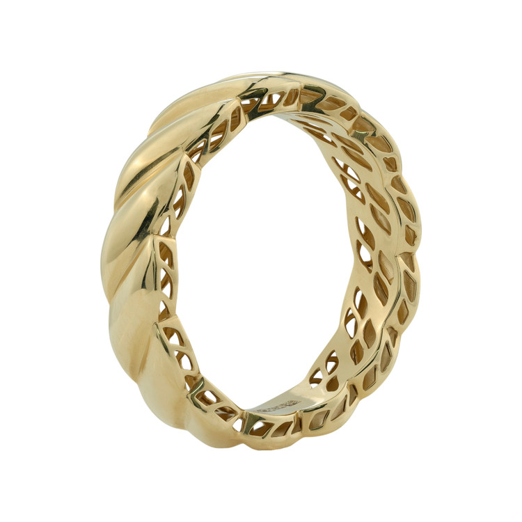 Кольцо из лимонного золота