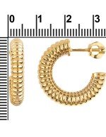 Серьги из лимонного золота 585 пробы