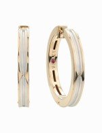 Серьги из золота c рубином