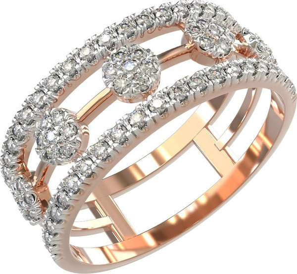 Кольцо из золота c бриллиантами