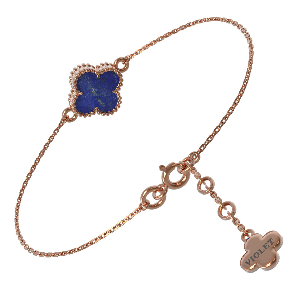 Браслет из золота c лазуритом