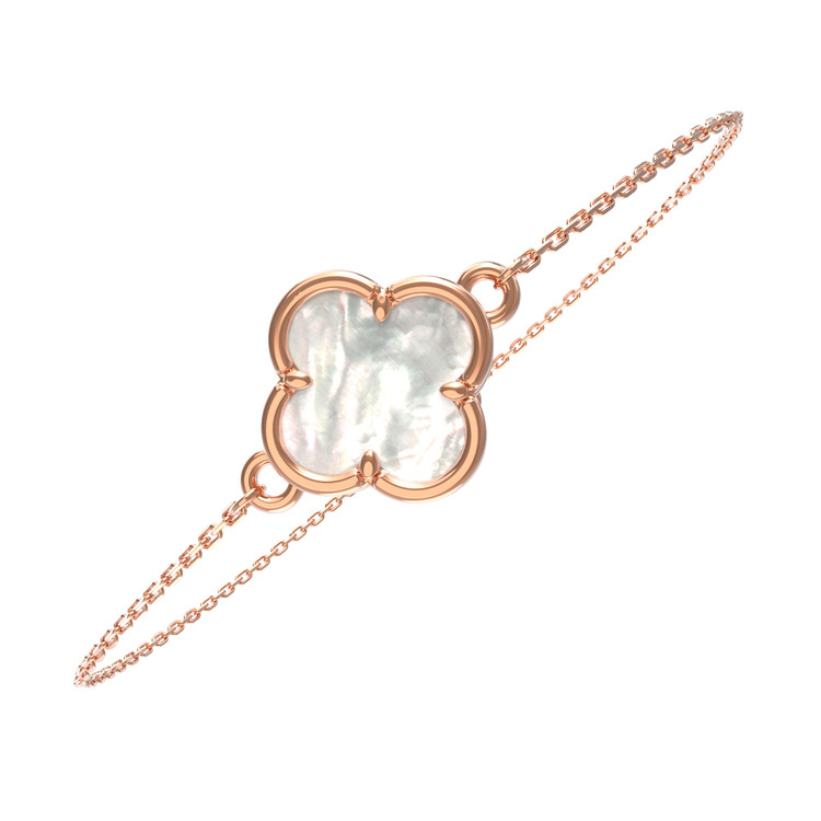 Браслет из золота c перламутром