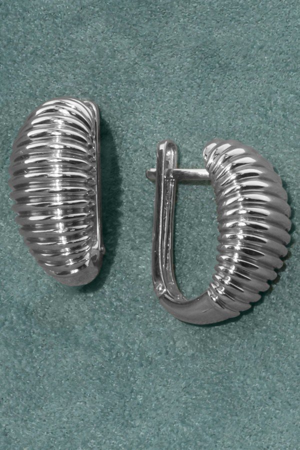 Серьги из белого золота 585 пробы