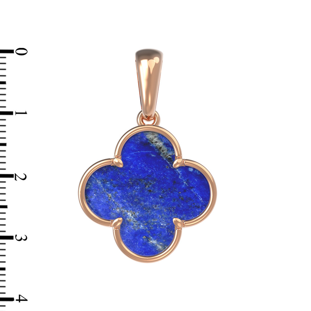 Подвеска из золота c лазуритом