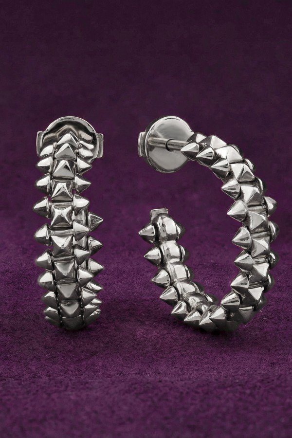 Серьги из белого золота