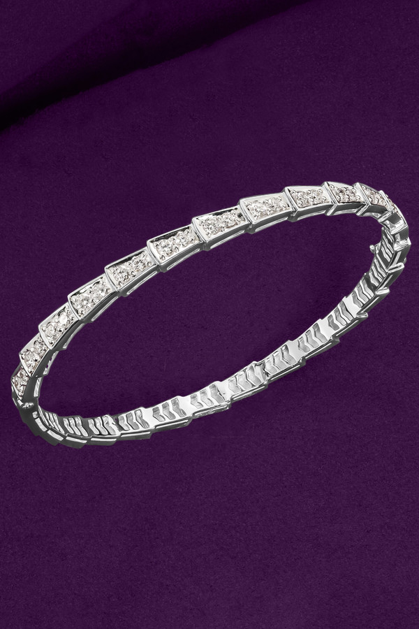 Браслет из белого золота c бриллиантами