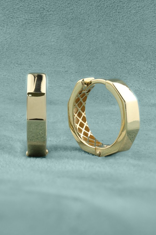 Серьги из лимонного золота 585 пробы