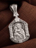 Образок из белого золота