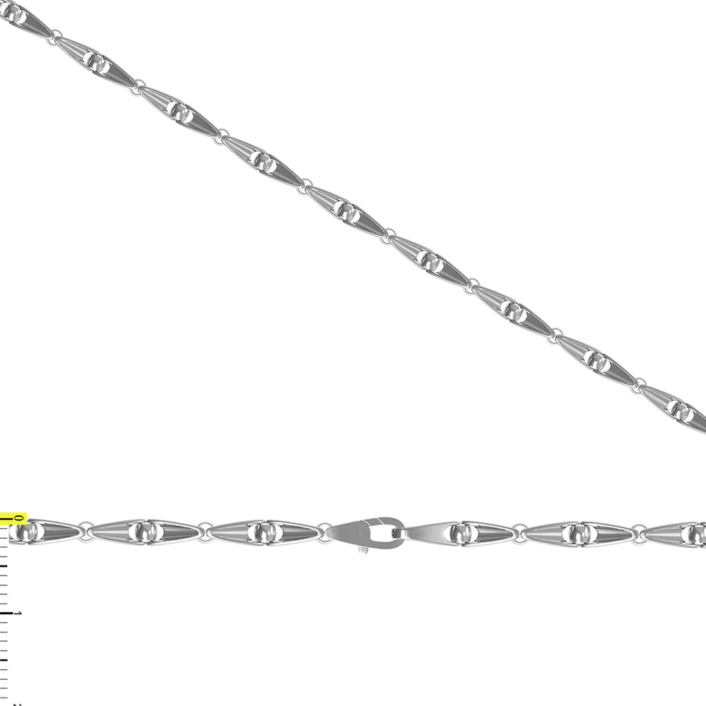 Цепь из белого золота