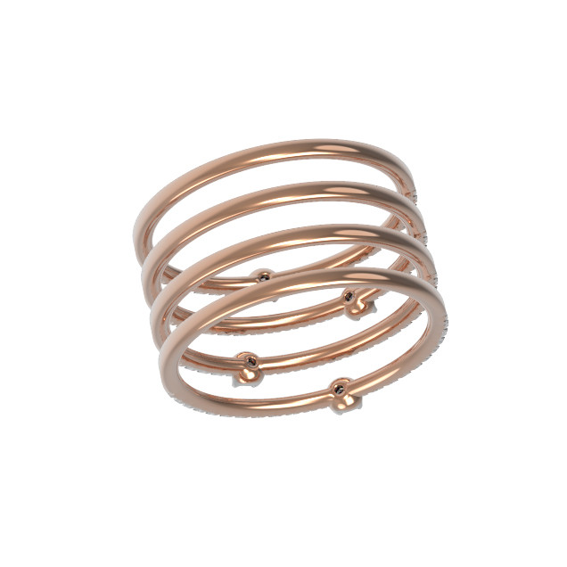 Кольцо из золота c бриллиантами